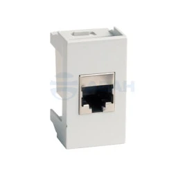 Розетка RJ-45 кат.6,Viva,1 мод.,сер (45158) DKC