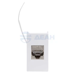 Ком.роз. RJ45 кат.6A, 8P8C, Viva, белая, 1мод (45078) DKC